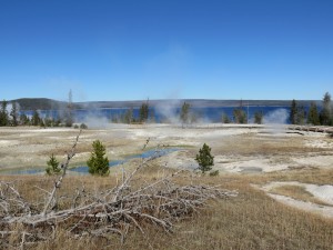 West Thumb thermal area and the lake